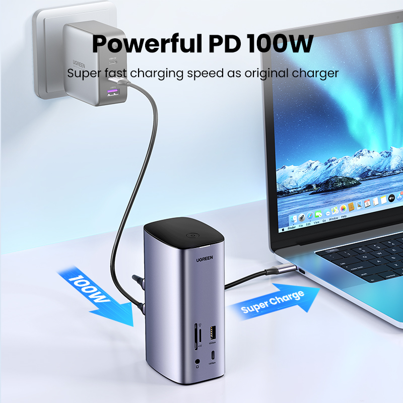 UGREEN 13-IN-1 Docking Station USB C Multiport Adapter with 8K