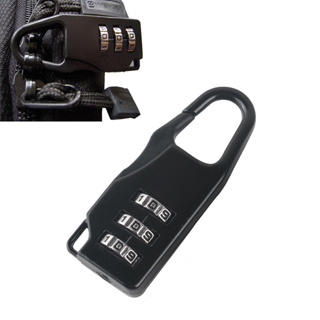 Alloy Safe Combination Code Number Lock Padlock for Luggage Zipper