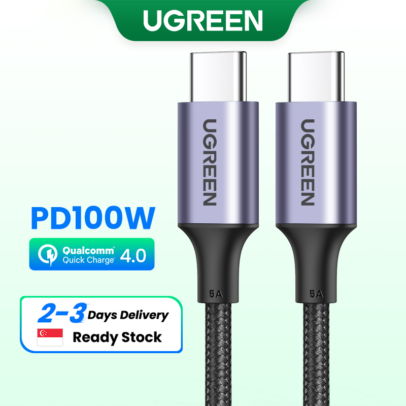 UGREEN 100W USB C to USB C Cable Fast Charge Cable USBC TypeC