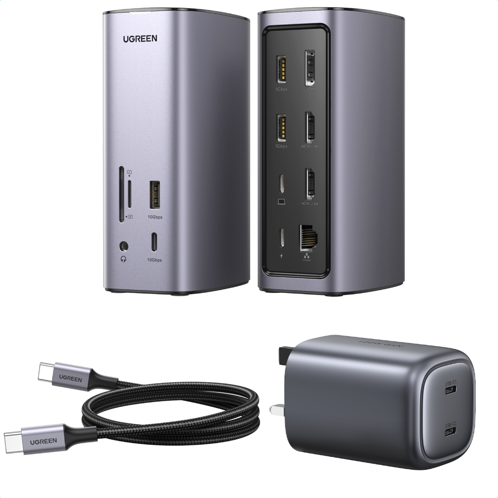 UGREEN 13-IN-1 Docking Station USB C Multiport Adapter with 8K