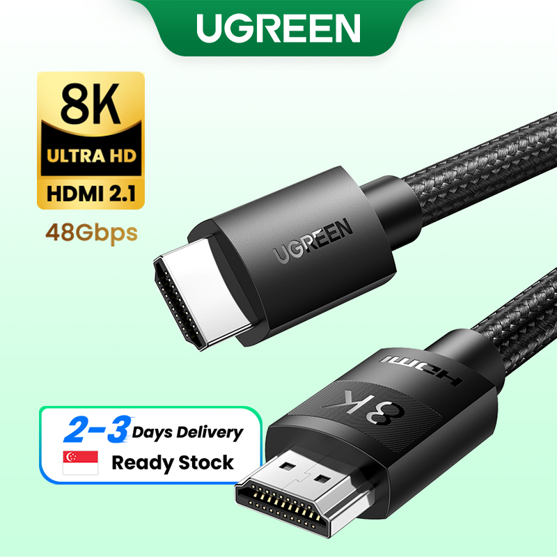 UGREEN 8K HDMI 2.1 Cable Ultra High-Speed 8K/60Hz 4K/120Hz HDMI ...