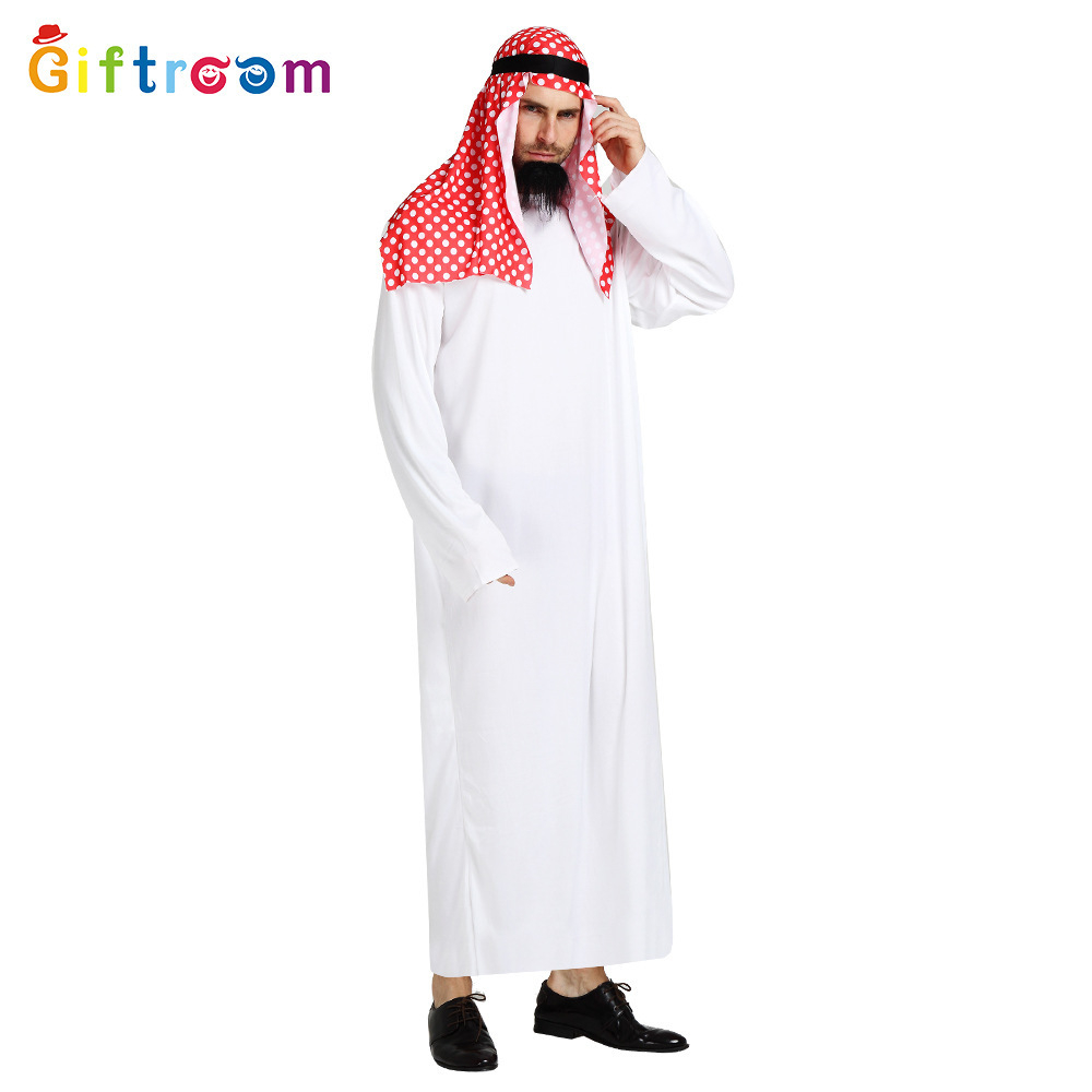 Costume adult Arab prince costume male middle east ali baba sheik ...