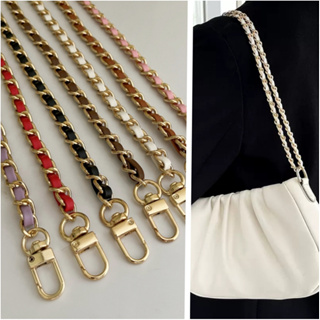  Ancient Gold Chain Strap Shoulder Cross Body Bag Handbag Purse Replacement  Chain Strap Set Wide 0.7 cm (Length 31)