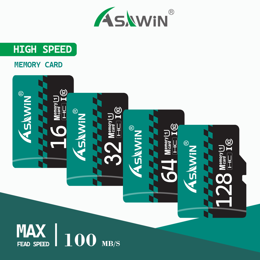 Asawin Micro SD Class 10 FAST 64GB 128GB 32GB 16GB Memory Cards for ...