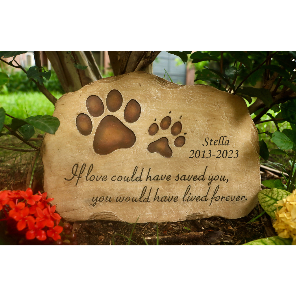 personalize/customize Pet Memorial Stone ,Waterproof Cat Dog Grave