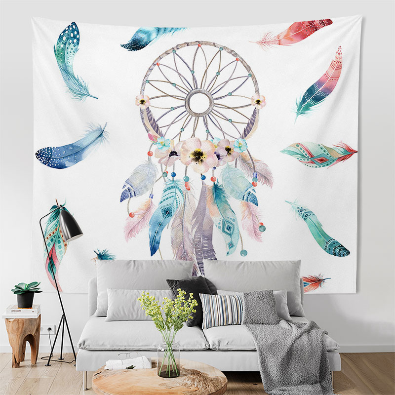 Tapestry Aesthetic Decor Home Living Room Wall Decoration Background Hanging Cloth Shopee Singapore