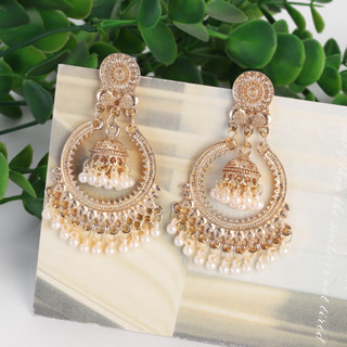 Golden color hot sale earrings online