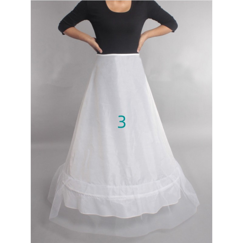 Bridal Petticoat Women Underskirt Crinoline for Wedding Dress Wedding Gown  Mermaid Dress White | Shopee Singapore