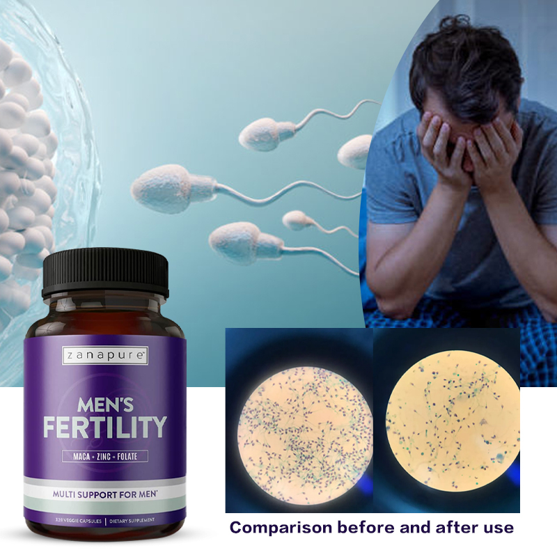 Zanapure Men's Fertility Male Fertility Enhancement Supplement Maca