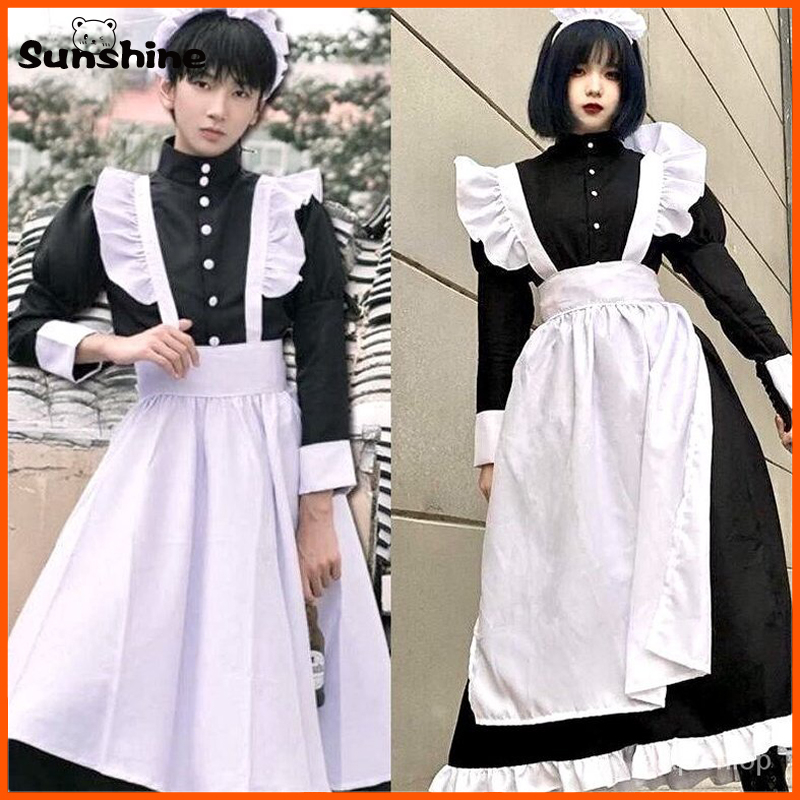 Maid Outfit Men Women Wear Cosplay Anime Maid Cosplay Cosplay Party