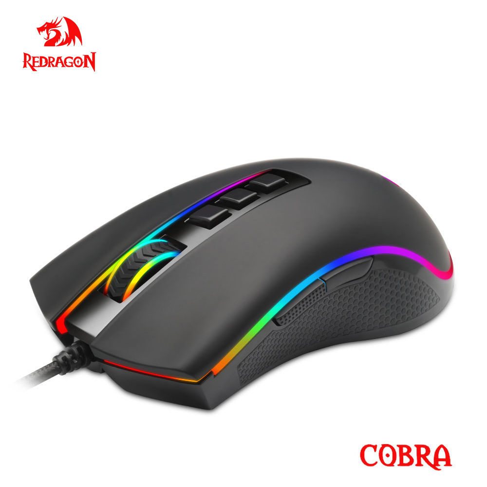 Redragon Cobra M711 Rgb Gaming Mouse 12400 Dpi 7 Programmable Buttons ...