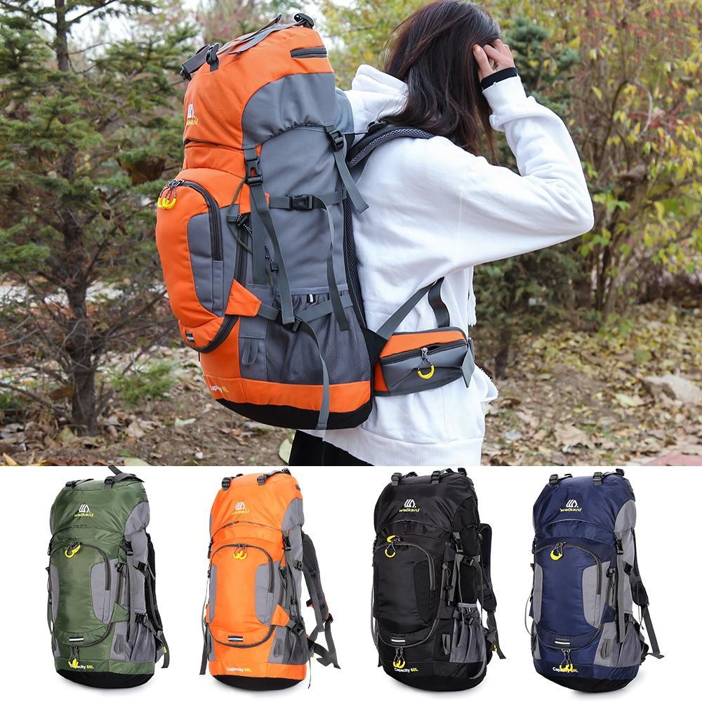 Ready Stock 60L Camping Backpack Large Capacity Waterproof Hiking ...