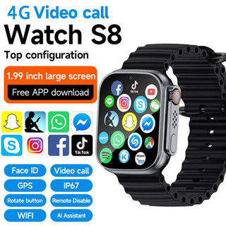 Android 8.1 Smart Watch 4g Sim Card Men Call Mobile Phone Wifi Internet  Google Map Navigation Dual Camera Photo Adult 4gb + 128gb - AliExpress