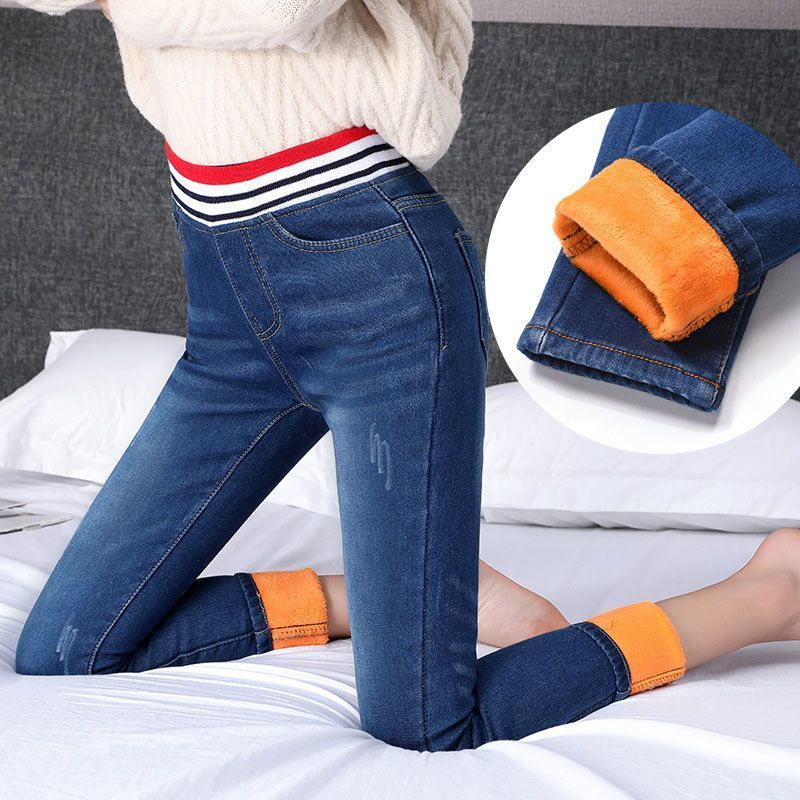 ROSKYSTUDIO High Quality Women Elastic Jeans Plus Size Stretch Jean ...