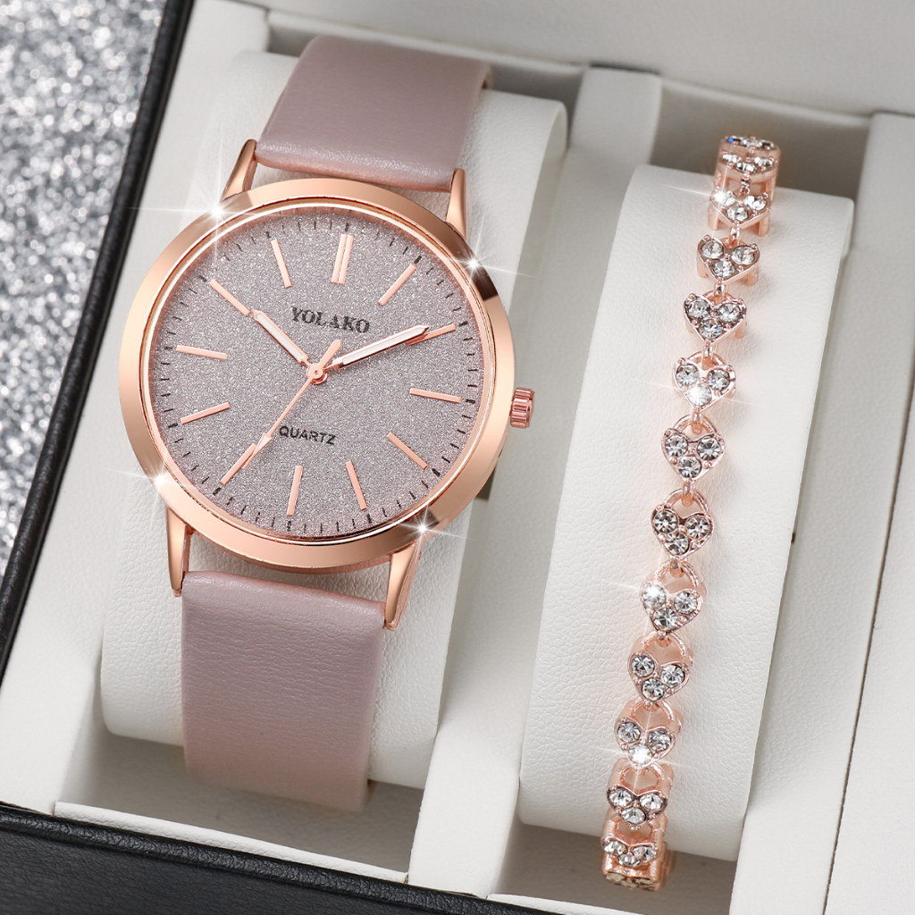 Watch+Bracelet】Watch Bracelet Set Fashion Starry Sky  display picture 2