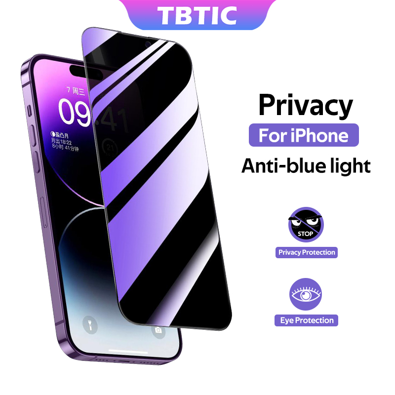 TBTIC For iPhone 15 14 Plus 13 12 11 Pro Max X XS XR Screen Protector