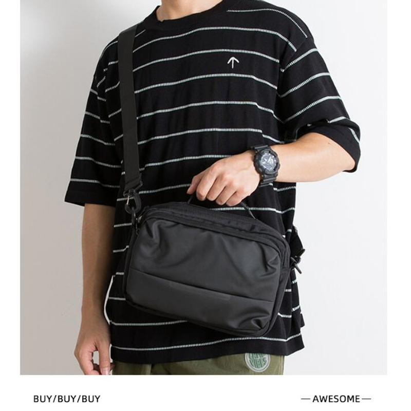 [DualUse] Japanese Shoulder Bag/Chest Bag Men's Casual Bag Minimalist