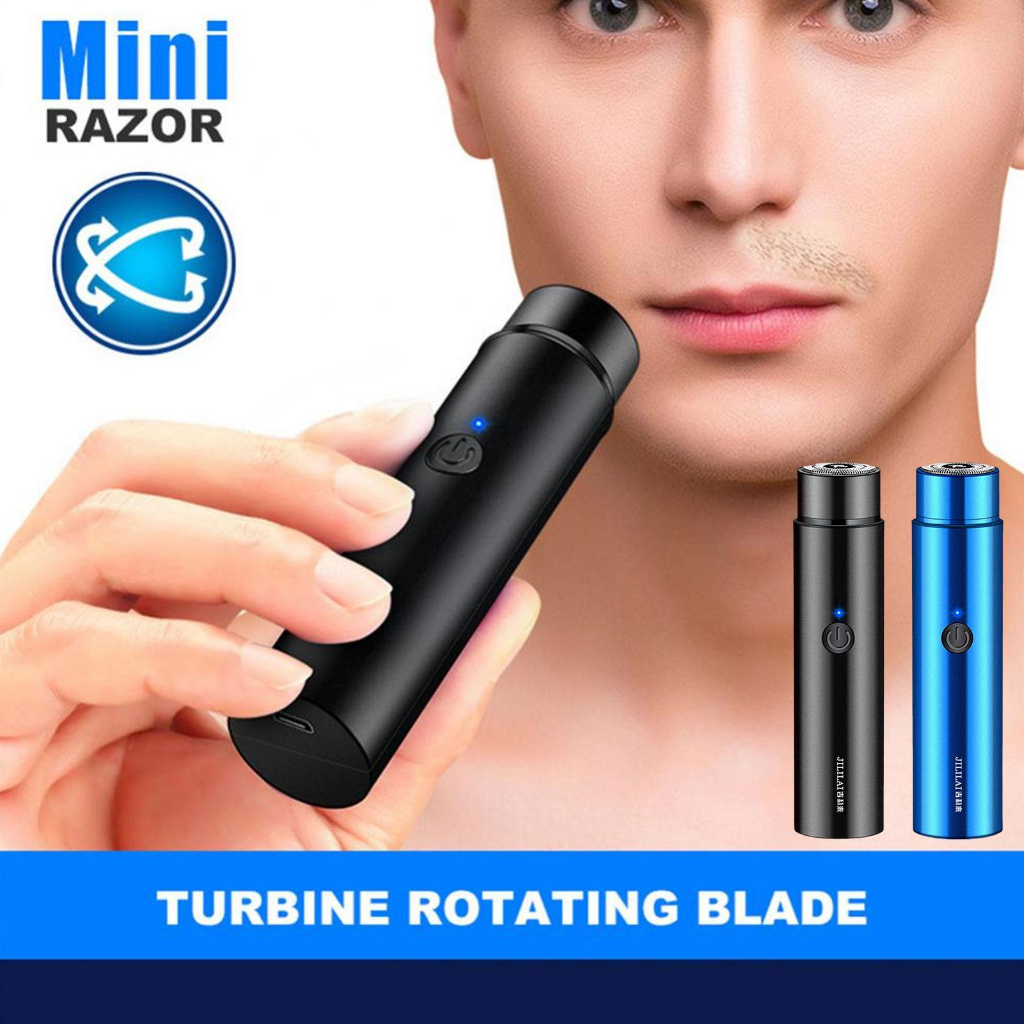 Mini Portable Electric Shaver Long-Lasting Battery Life Razor Portable ...
