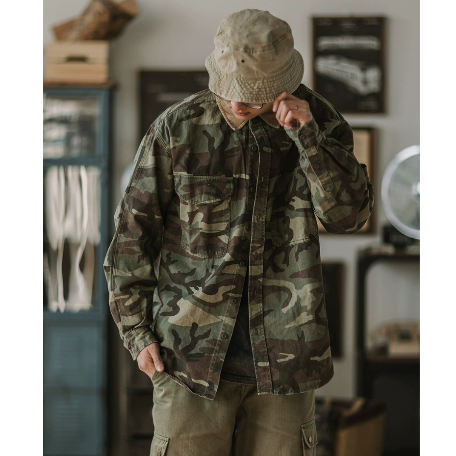 Mens camo deals field jacket