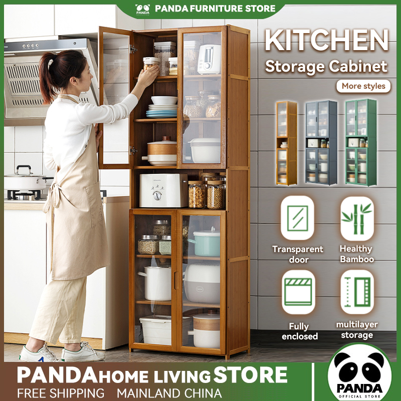 PANDA Kitchen Cabinet Multi Layer Kitchen Rack Home Sideboard Cabinet   Cn 11134207 7qukw Lijxeptcnmnuf1