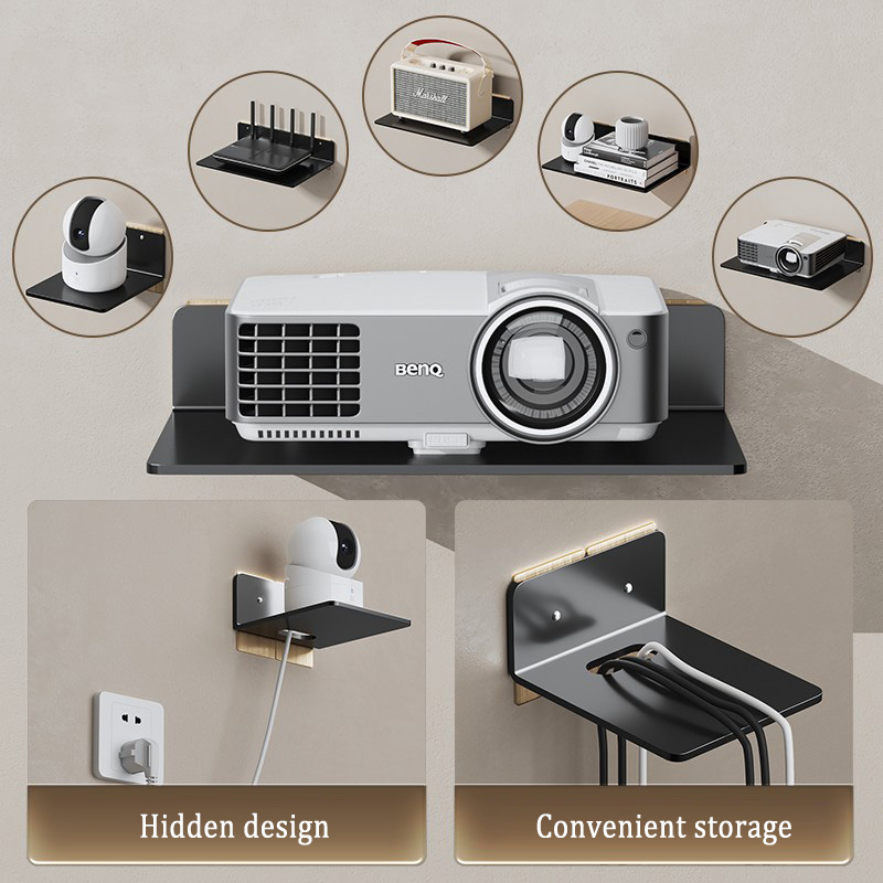 [SG Stock]MEIDOO Drill-Free Projector Bracket Wall Shelf Storage Tray ...