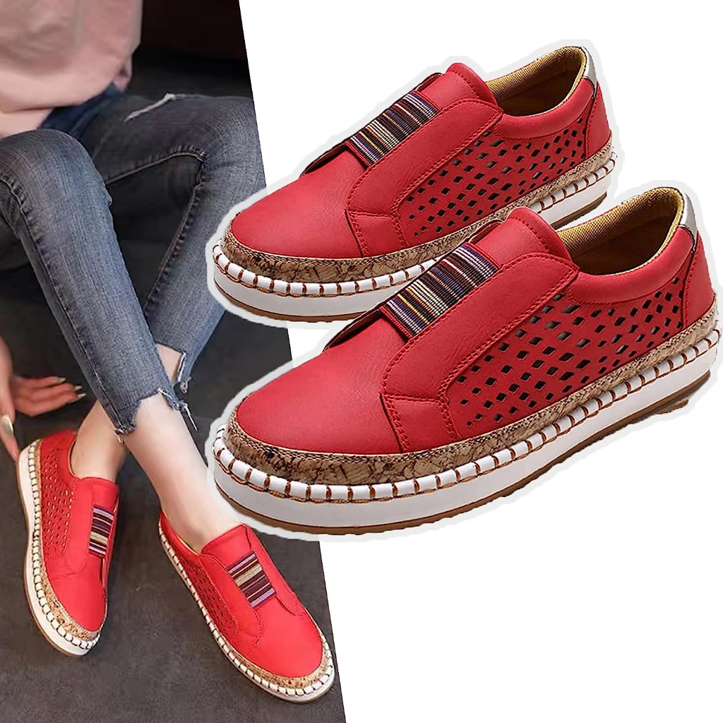 Casual sneakers for flat on sale feet