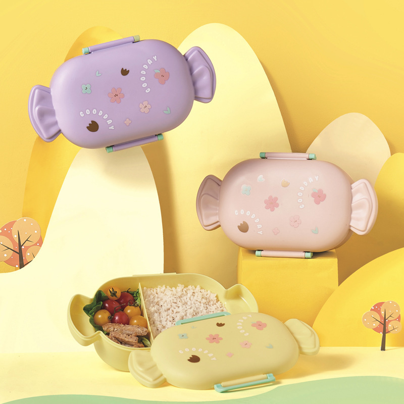 Candy Lunch Box Children Cartoon Cute Bento Box Fruit Box Microwaveable