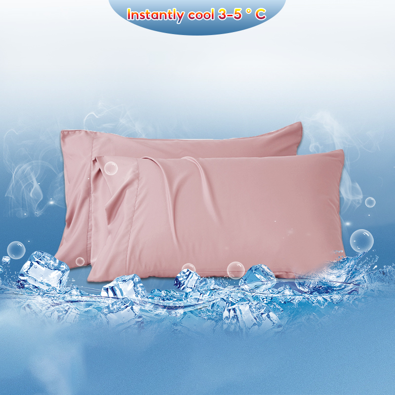 100 Organic Luxury Bamboo Fiber Bolster Case Soft Silk Size105X35cm