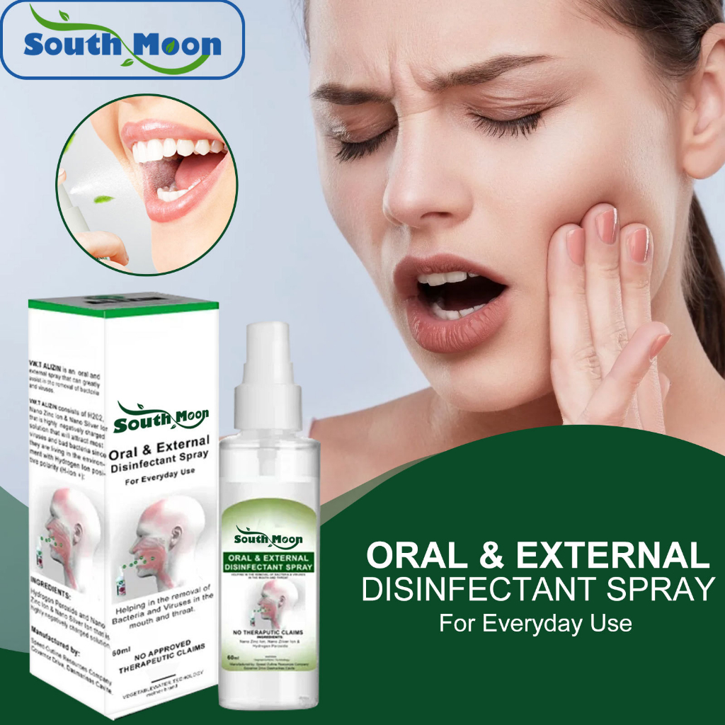 South Moon Oral Spray 60ml Remove Oral Odor Halitosis Fresh Breath ...