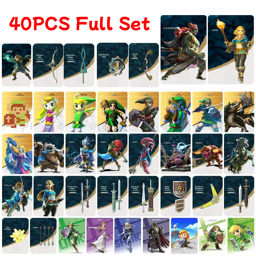 NEW Zelda Tears of the Kingdom Amiibo Link Amiibo Linkage Card NFC Tag ...