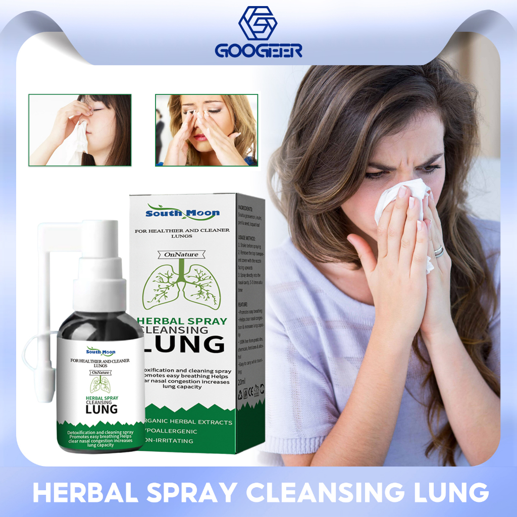 South Moon Herbal Cleansing Lung Throat Spray Lung Cleaning