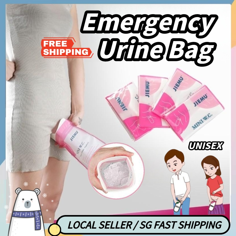 Hoedia Disposable Urine Bags(700 ML), 8 Pack Portable Pee Bags Urinals