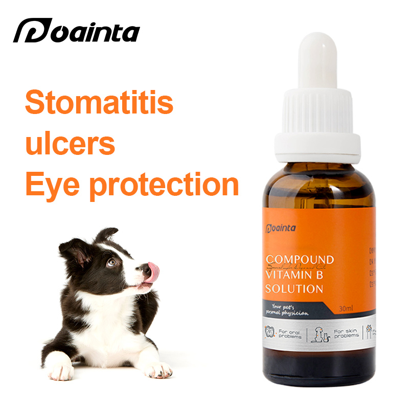 Puainta Vitamin B Complex Solution For Pet Eye Protection Promotes Fur