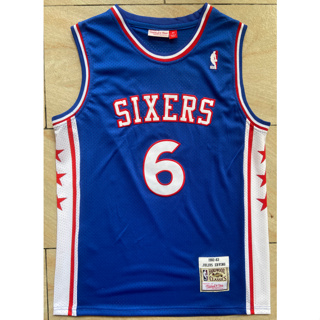 NBA Swingman Jersey Philadelphia 76ers Julius Erving #6