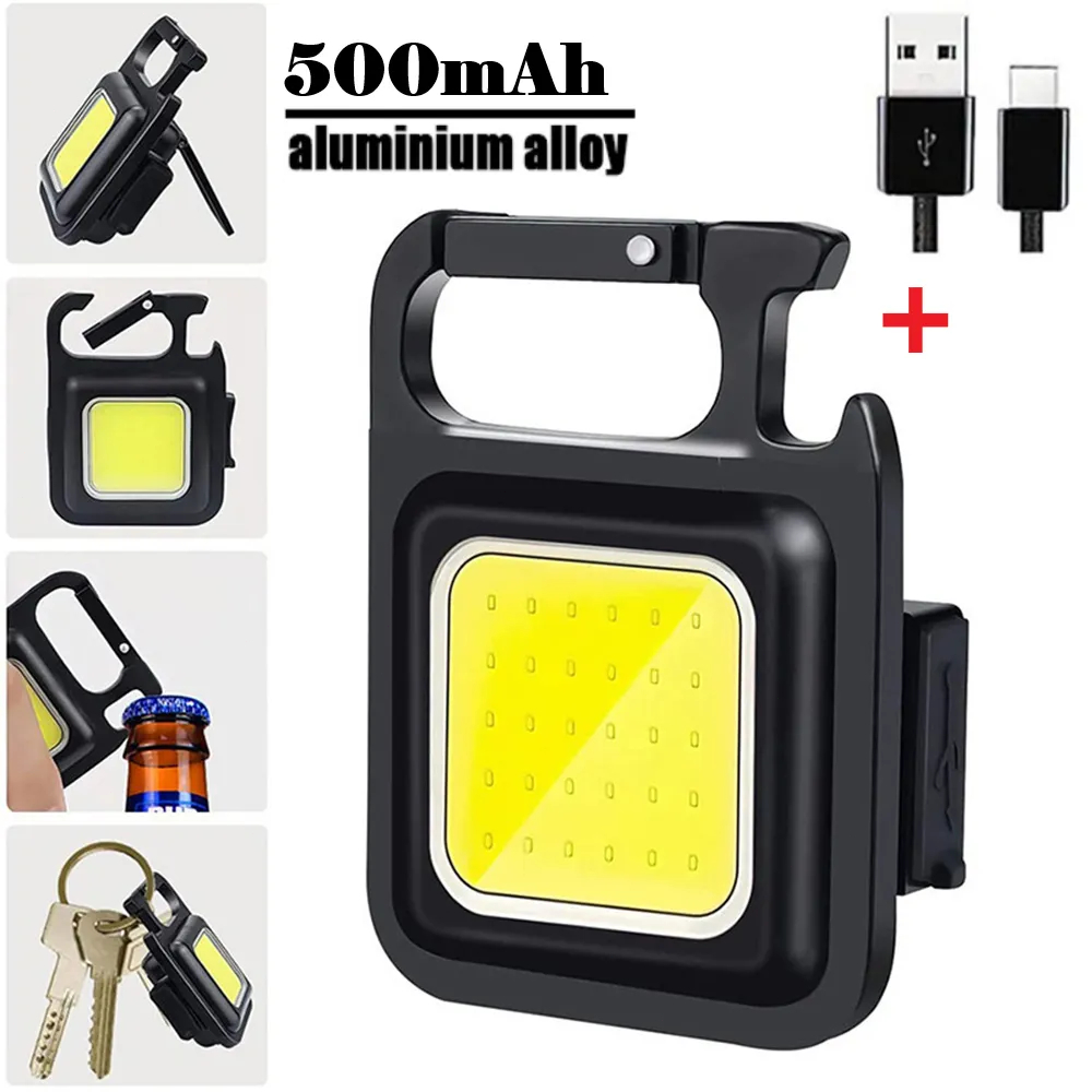 Multifunctional Mini LED Flashlight Work Light Portable Pocket ...