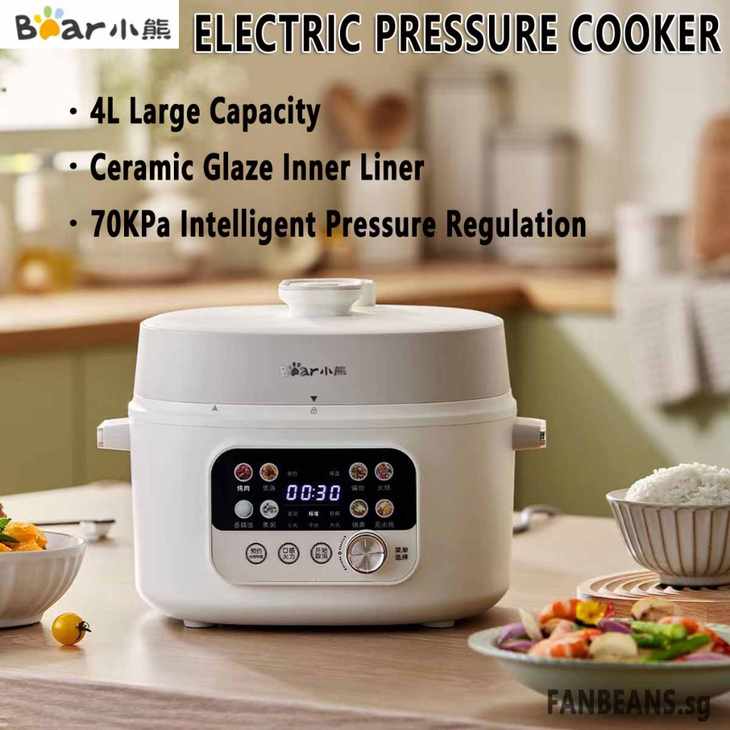Bear Rice Cooker 3 Cups (Uncooked), Fast Electric Pressure Cooker, Portable  Multi Cooker with 10 Menu Settings for White/Brown Rice Oatmeal and More,  Nonstick Inner Pot - Yahoo Shopping