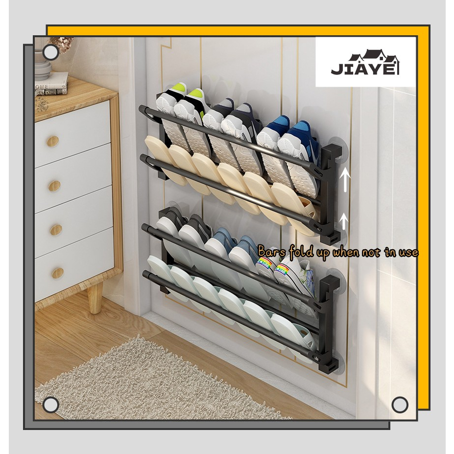 Foldable storage rack behind the door sale