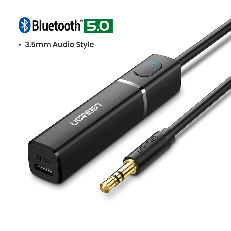 UGREEN Original 3.5mm Optical Bluetooth Transmitter 5.0 Audio Adapter with Mic Shopee Singapore