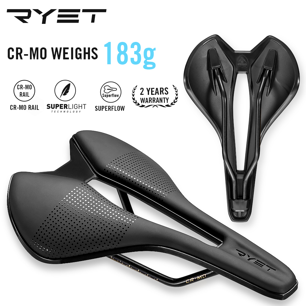 RYET Full Carbon Bike Saddle SuperLight Racing Bicycle Saddle 110g