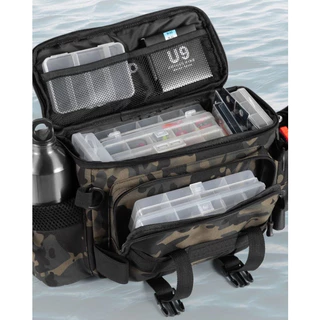 Portable Fishing Bag Case Shockproof Fishing Rod Reel Carry Bag Case Fishing  Tackle Tool Storage Organizer Bag 