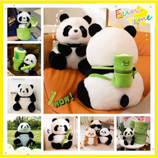 Kawaii Bamboo Tube Panda Set Plush Toy Cute Plushies Stuffed