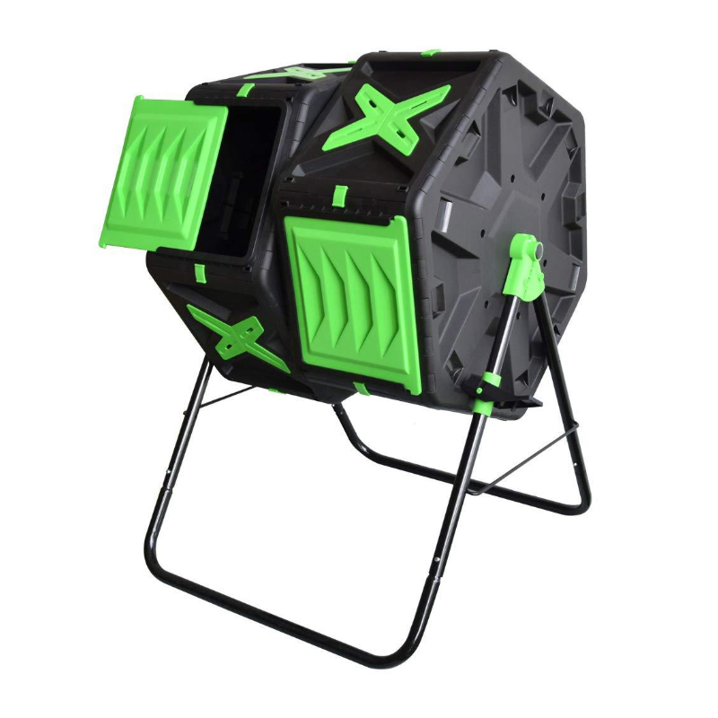 Litgrow Composting Bin Garden Composter with Quickly Create Fertile Soil Compost Tumbler