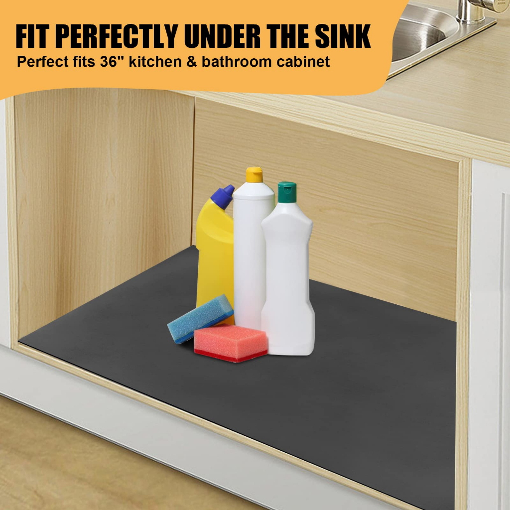 Under Sink Mat Under Sink Mats for Kitchen Waterproof Diatomite Mats Under Sink Liner for Drips