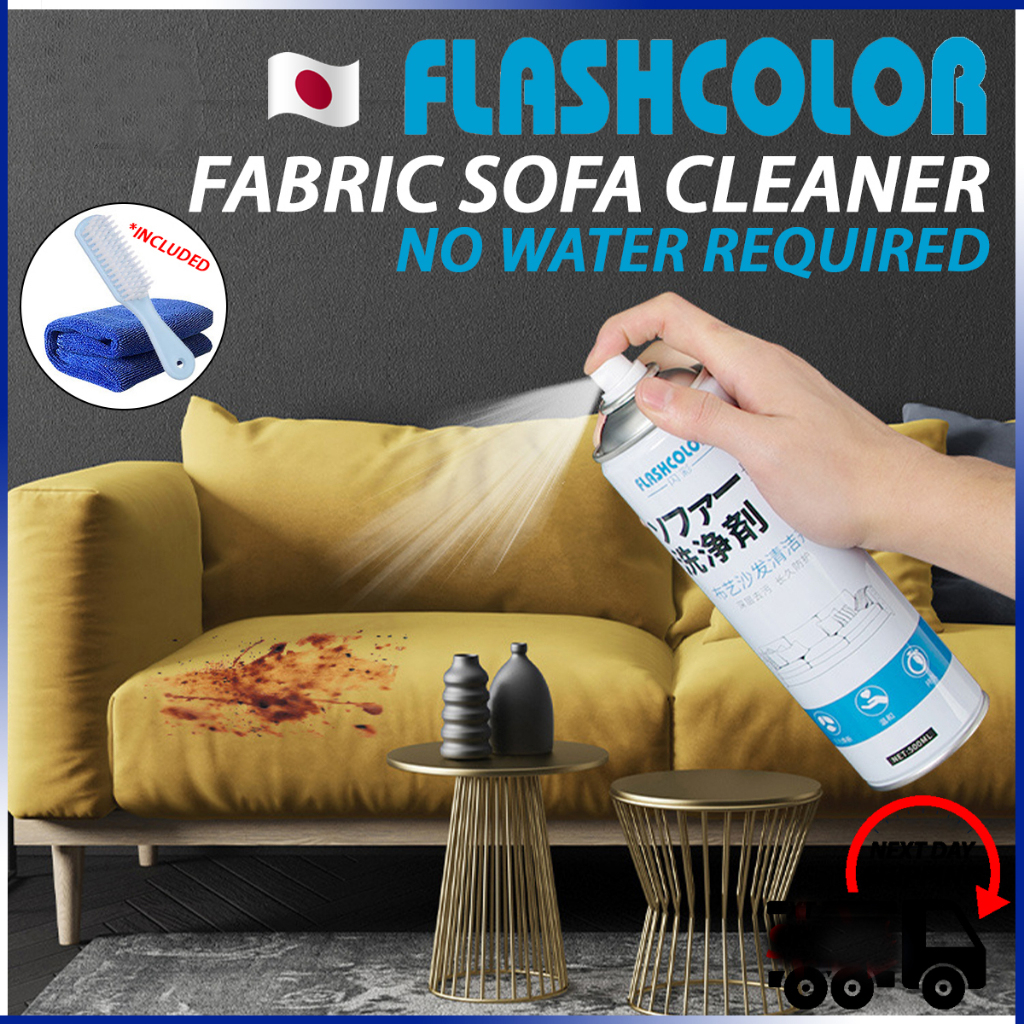 FlashColor Japan Fabric Sofa Cleaner 500ML/ Carpet Remove Stain & Odour