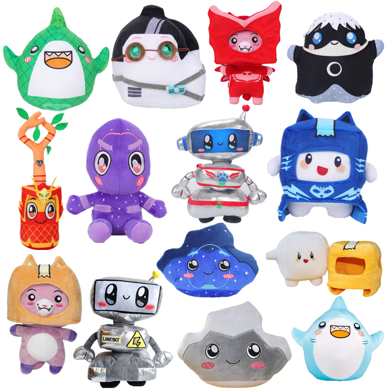 Jointly Lankybox X PJ Mask Power Heroes！New Lankybox Plush Doll Soft
