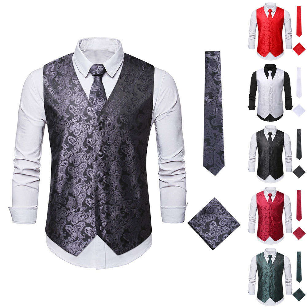 Wedding clearance vest men