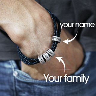 Men's bracelet with 2025 family names