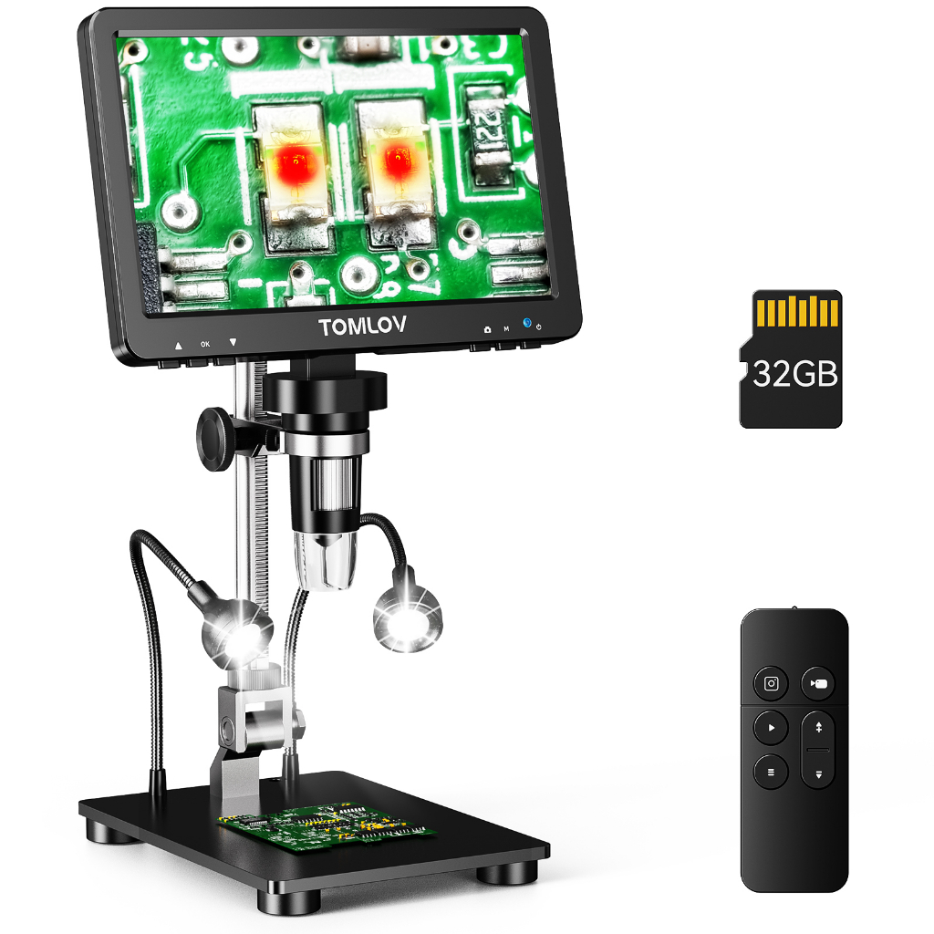 DM9 Pro 7 Inch 1200X IPS HDMI Coin Digital Microscope for Entire Coin ...
