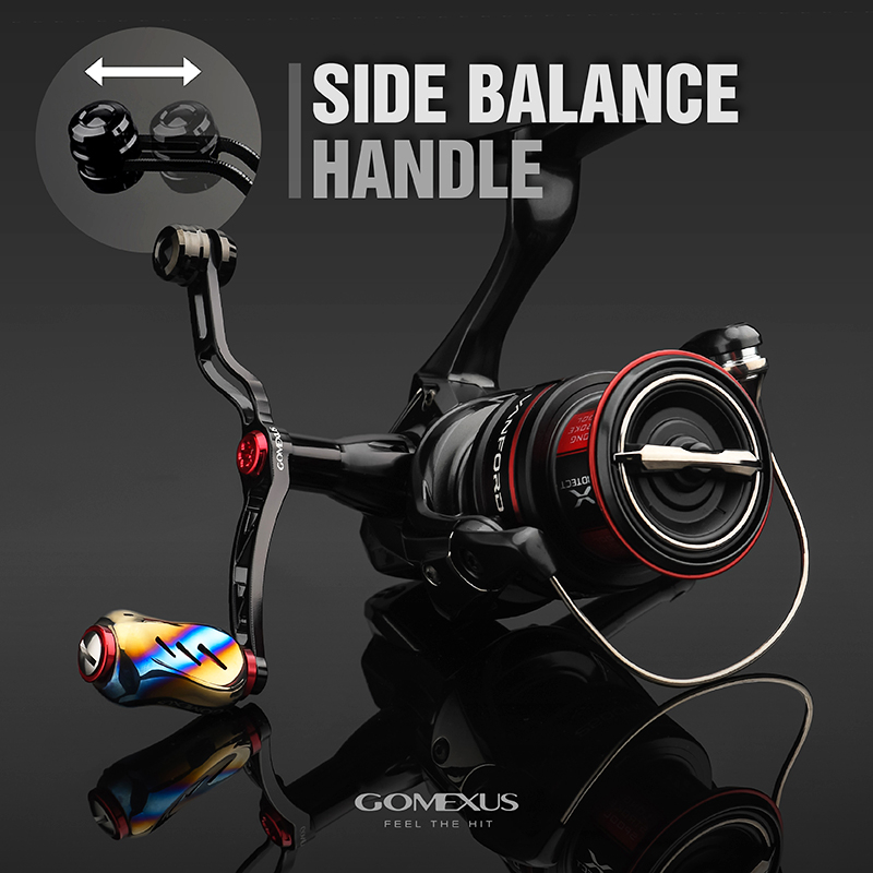 Gomexus Spinning Reel Handle for Shimano Vanford Exsence Stradic Finess  Fishing