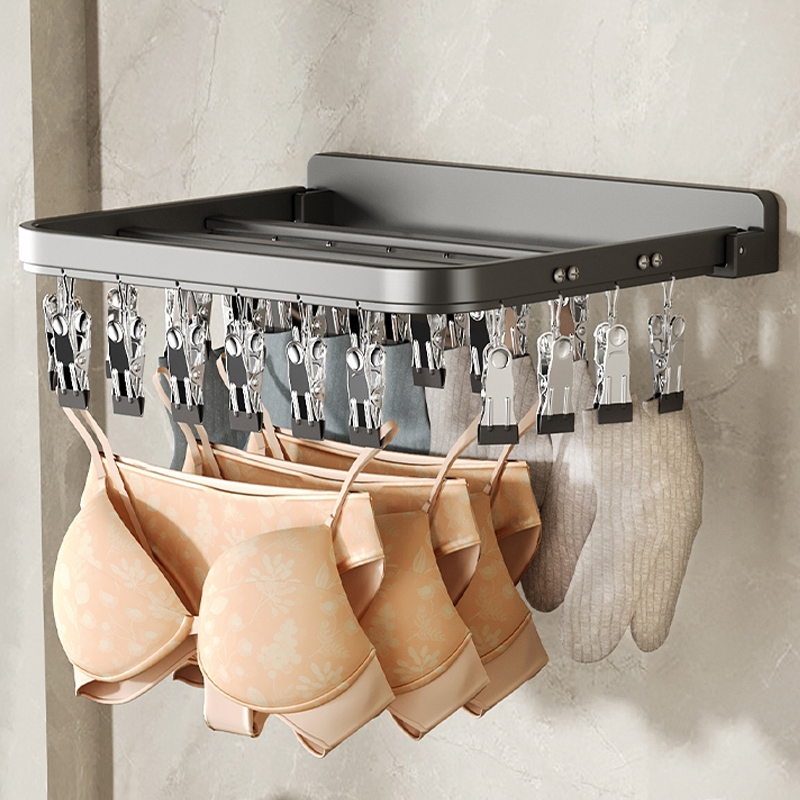 YUN JIE YA Washbasin Hook Storage Rack Space Aluminum Clothes Drying ...